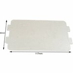 SHARP Microwave Wave Guide Cover Wall Guard Plate Panel 117 x 65 mm