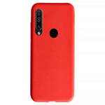 Compatible avec Alcatel 1S (2020) 5028D/3L (2020) Coque de protection souple en gel silicone TPU souple mat Soft Slim Case rouge