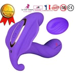 LCC® fjärrkontroll trosor vibrator tyst vibrerande kvinna klitoris diskret usb uppladdningsbara sexleksaker för vuxna onani