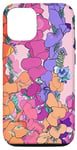 Coque pour iPhone 12/12 Pro Modèle : Art original à motifs floraux de fleurs de mufliers