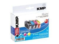KMP H62V - 4-pack - svart, gul, cyan, magenta - kompatibel - bläckpatron (alternativ för: HP 364XL) - för HP Deskjet 35XX Photosmart 55XX, 55XX B111, 65XX, 7510 C311, 7520, Wireless B110
