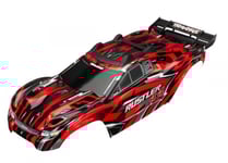 Traxxas 6718 Kaross Rustler 4x4 Röd Komplett Clipless