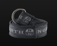 North Sails Crew D-Ring Belt - Black/Titanium (40)