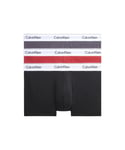 Calvin Klein Mens 000NB2380A Modern Cotton Boxer Briefs 3 Pack - Multicolour - Size X-Large