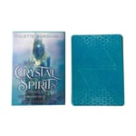 YANGDIAN tarot toy 58pcs CrystalSpirits Oracle Tarot Cards Deck Board Games Cards Family Gathering Party Playing Table Games Cards Entertainment