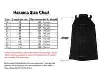 DAX: HAKAMA - SVART (XL=28)