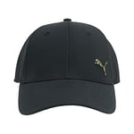 PUMA Stretch Fit Cap Baseball, Black/Gold, X-Large