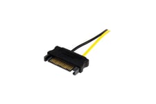 StarTech.com 6in SATA Power to 8 Pin PCI Express Video Card Power Cable Adapter - SATA to 8 pin PCIe power - strömkabel - SATA-ström till 8-stifts PCIe-ström - 15 cm