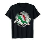 Italy Soccer Italian National Flag Proud Football Lovers Art T-Shirt