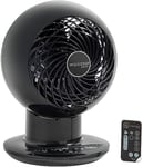 Woozoo, Ventilateur de table ultra puissant, silencieux & portable, 30m², Portée 25m, Oscillation multidirectionnelle, Télécommande, Minuterie, Salon - Woozoo PCF-SC15T - Bois/Noir