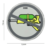 101 INC PVC Patch - Super Soaker (Färg: Grå)