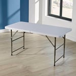 Folding 4ft Outdoor Trestle Table