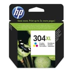 Original HP 304XL Colour Ink Cartridge For Deskjet 3720 Inkjet Printer