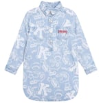Kenzo Mönstrad Jeansklänning Blå | Blå | 2 years