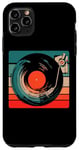 Coque pour iPhone 11 Pro Max Retro Vinyle Platine Lecteur 70s - 60s Vintage Disque
