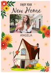 PERSONALISED FIRST HOME MOVING OUT HOUSE  CONGRATULATIONS PHOTO CARD