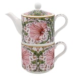 William Morris Pimpernel Pink  - Tea For One Set