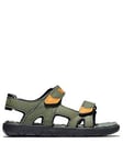 Timberland Perkins Row 2-strap Sandal, Green, Size 7 Younger