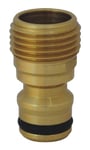 C.K G7916 50 Threaded Male Tap Connector, Gold, 1/2-Inch