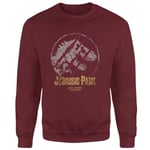 Jurassic Park Lost Control Sweatshirt - Burgundy - XXL - Burgundy