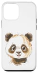 Coque pour iPhone 12 mini Motif panda Happy Fun idéal pour l'école, unique