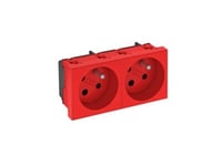 Bettermann Eluttag M45 Dubbel Z/U 16A Röd - 6120324