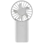 4000 mAh Handheld Mini Fan Silent Air Cooler Portable Desk Fans for Home 25x78x150mm-White