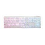 DUCKY One 3 Classic Pure White Gaming Tastatur, RGB LED - MX-Red (US)