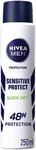 NIVEA MEN Sensitive Protect Anti-Perspirant Deodorant Spray (250Ml), Men'S Deodo