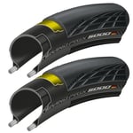 Continental GP5000 Folding Tyres With 2 Free Inner Tubes - Pair