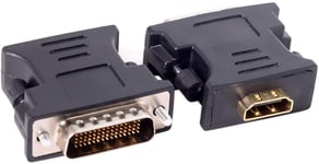 INNOV8 DMS-59pin Male to HDMI 1.4 19 Pin Female Extension Adapter Connector for PC Graphics Card