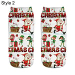 Christmas Socks Winter Warm Santa Claus Style 2