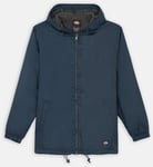 Dickies Adults Jacket Fleece Lined Nylon Zip navy UK Size