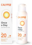 Calypso Once A Day Sun Protection Lotion SPF20 | 8 Hours 200 ml (Pack of 1) 