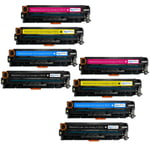 8 Toner Cartridges (Set) for HP LaserJet Pro 400 Color M451dn, M451dw, M451nw