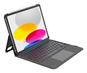 Belkin Bbz001de-V3, Qwertz, Tyska, Styrplatta, Apple, Ipad 10.9" (10 Gen), Ipad 11" A16 11 Gen, Svart