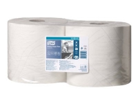 Tork Wiping Paper Plus - Tørkepapir - engangs - papir - 750 ark - hvit - pakke av 2 - for P/N: 652008, 652100, 652108