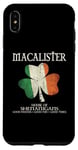 iPhone XS Max MacAlister last name family Ireland house of shenanigans Case