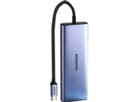 Ugreen USB Adapter UGREEN 9in1 Adapter CM490 USB-C Hub, 2x USB-A 3.0, USB-A 2.0, 2x HDMI 4K/60Hz, SD/TF, RJ45