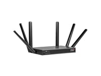 Edimax 5G-8649Ax, Wi-Fi 5 (802.11Ac), Dual-Band (2,4 Ghz / 5 Ghz), Nätverksansluten (Ethernet), 5G, Svart, Stång-/Väggrouter