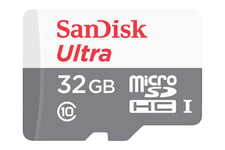 SanDisk Ultra - flash-minneskort - 32 GB - microSDHC UHS-I