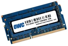 Owc Owc8566ddr3s4gp, 4 Gb, 2 X 2 Gb, Ddr3, 1066 Mhz, 204-Pin So-Dimm