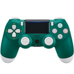 PS4 Controller Wireless Bluetooth Gaming Controller PS4 High Performance Double Vibration Game Controller with Touch Pad High-Precison Joystick for Playstation 4,GREEN