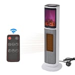 Portable Ceramic Heater with Remote Control- Heats up to 45 degrees 1400W-2000W