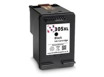 305 XL Black Refilled Ink Cartridge For HP Deskjet 2724e Printer
