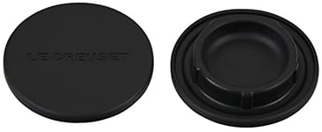 Le Creuset Set of 2 Silicone Mill Caps, Silicone, Black Onyx, 93010800140200