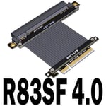 10cm R83SF 4.0 Câble d'extension PCIE 4.0 X8 à X16 PCI-e 8x 16x, carte graphique de serveur 4.0, carte graphique GTX3080ti RX5700xt PCIE 4.0 Gen 4 Nipseyteko