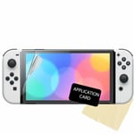 for Nintendo Switch OLED Console Clear LCD Screen Protector Guard Cover