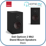 Dali Opticon 2 Mk2 Stand Mount Speakers-Black