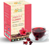 Herbs Botanica Hibiscus Flower Dried Organic for Tea, Hair Growth, Flor De Jamai